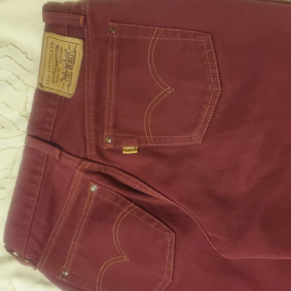 Levi's Vintage Import Jeans, Back Pocket Rivets, Leather Tab, Made In Spain
